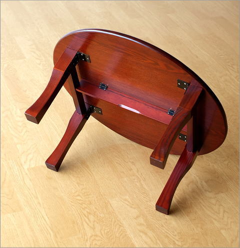 昭和レトロ　ちゃぶ台　座卓　ローテーブル　天然木　折り畳み式　テーブル　古家具